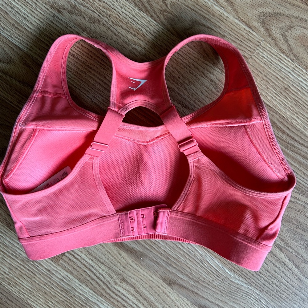 Gymshark Open Back Sports bra | polka pink | Small - Picture 2 of 10